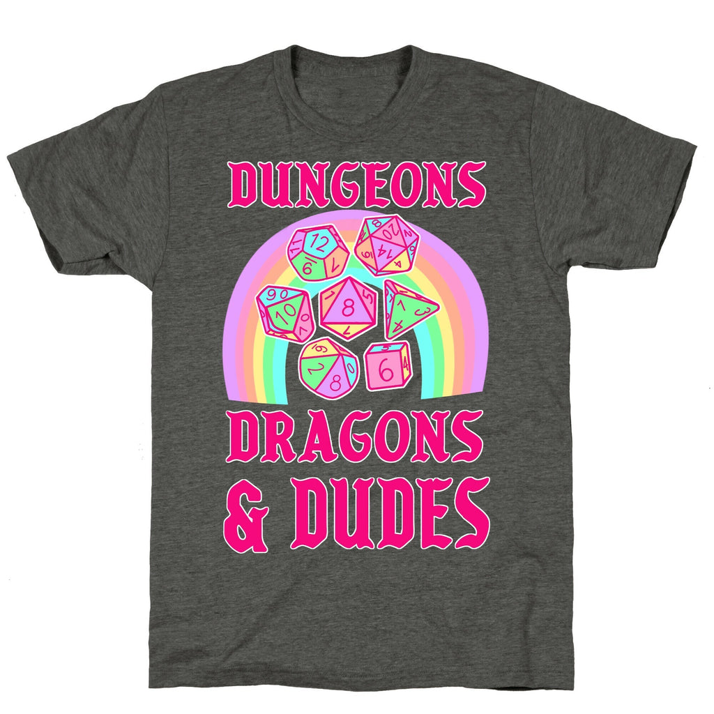 DnD & Dudes Dice Pastel Unisex Triblend Tee Hoodie, Sweatshirt | CoreVibeTees.com (Image 3)