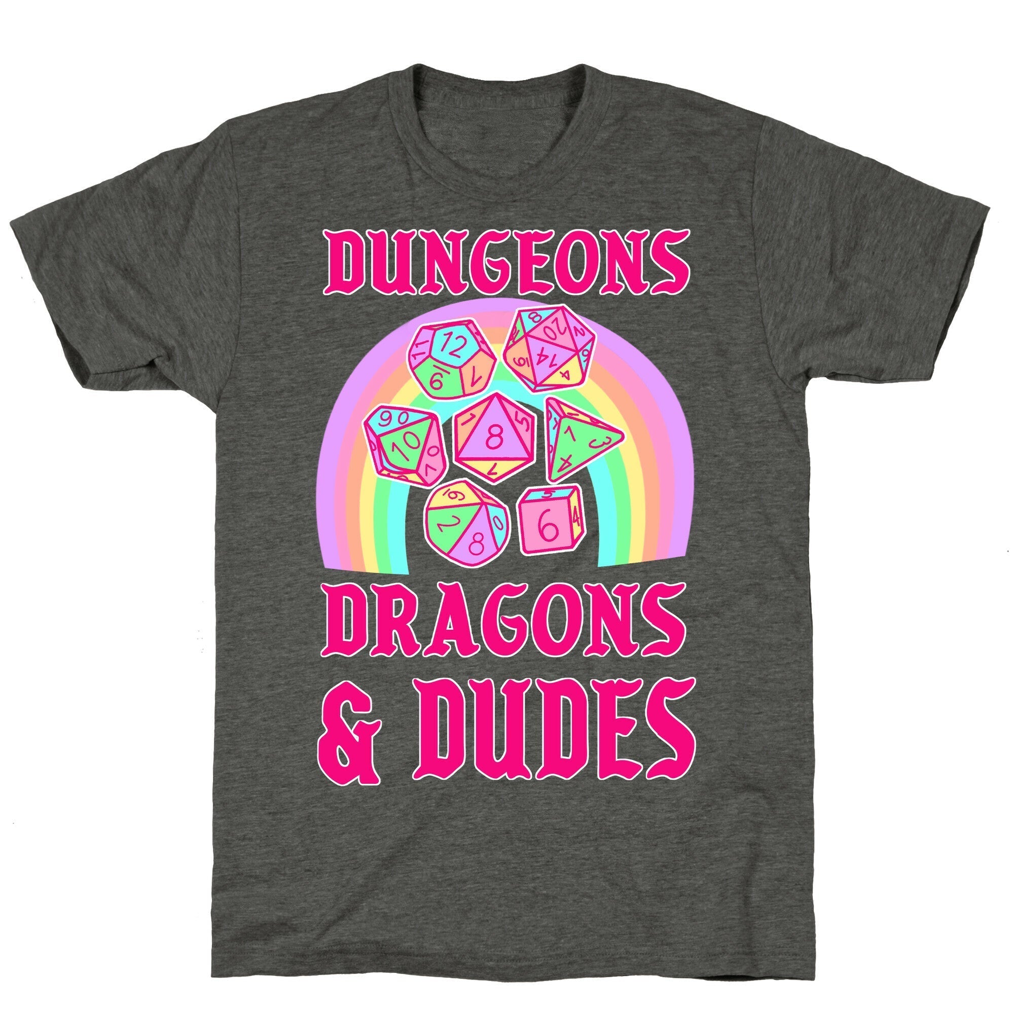 DnD & Dudes Dice Pastel Unisex Triblend Tee Hoodie, Sweatshirt | CoreVibeTees.com (Image 3)