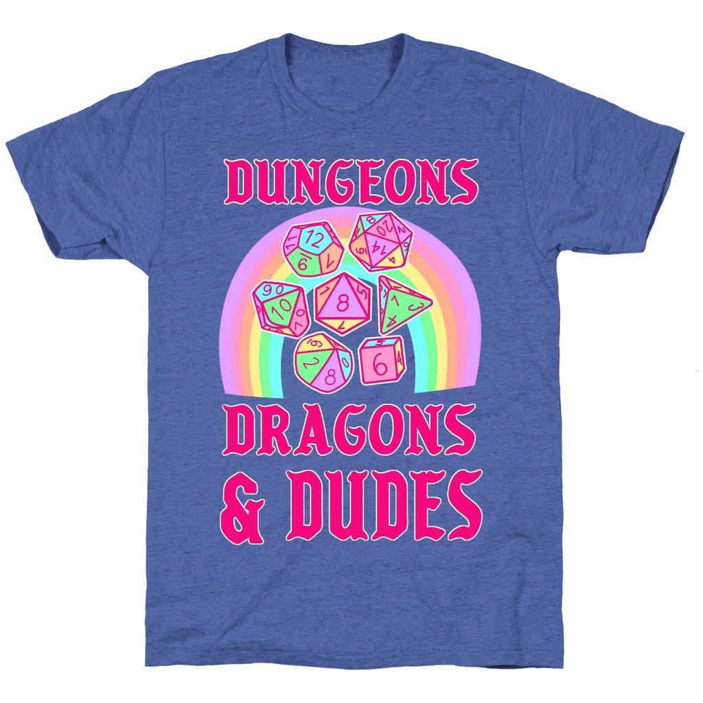 DnD & Dudes Dice Pastel Unisex Triblend Tee Hoodie, Sweatshirt | CoreVibeTees.com (Image 5)
