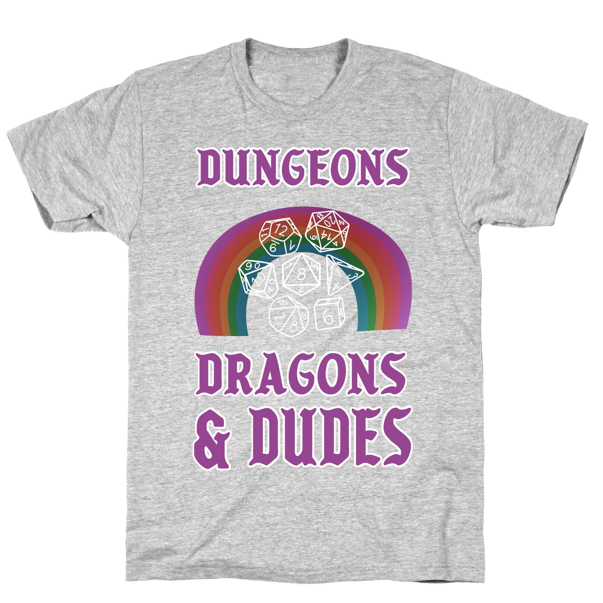 DnD & Dudes White Dice T-Shirt Hoodie, Sweatshirt | CoreVibeTees.com (Image 2)