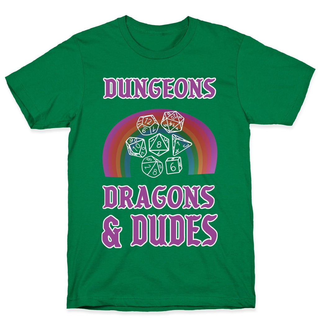 DnD & Dudes White Dice T-Shirt Hoodie, Sweatshirt | CoreVibeTees.com (Image 3)