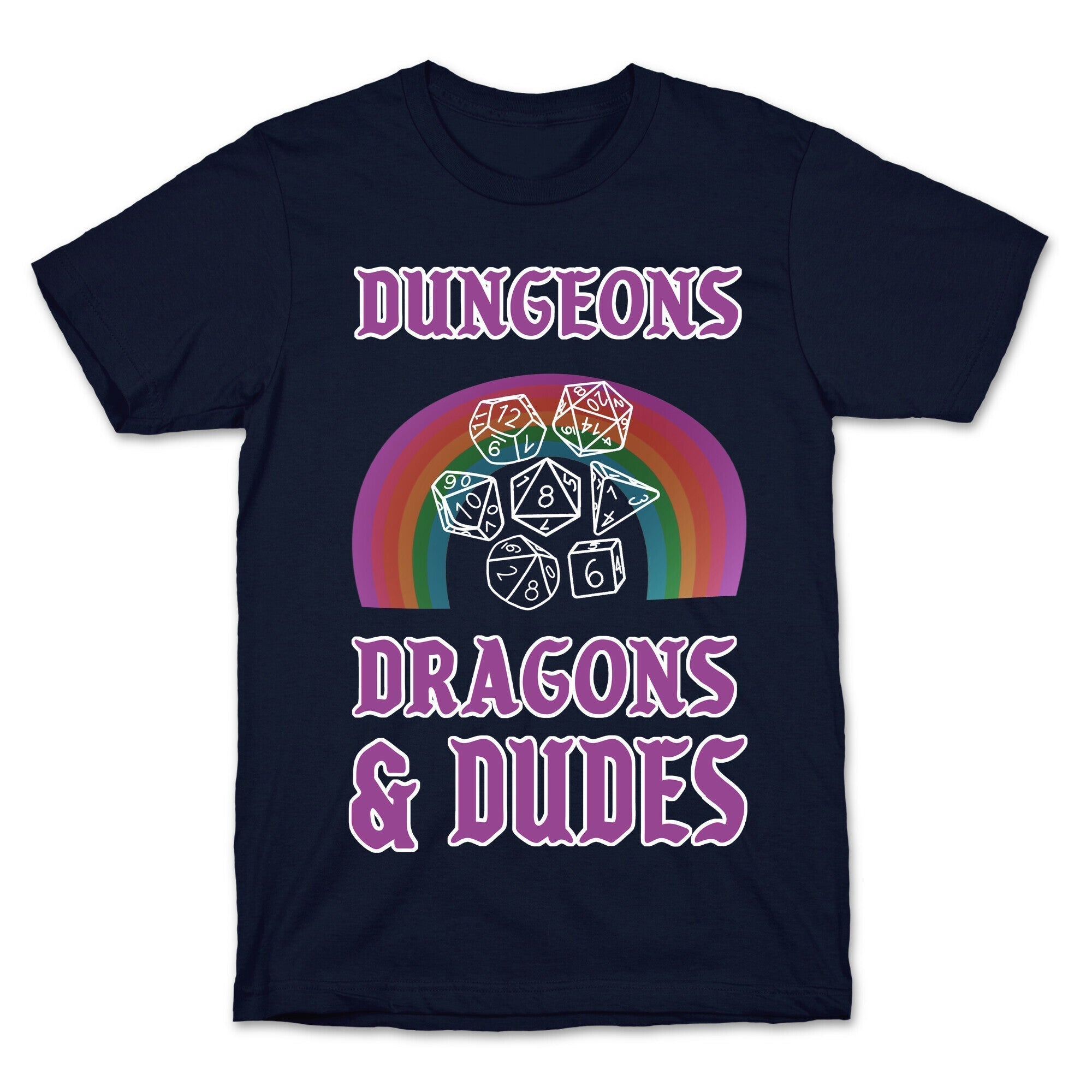 DnD & Dudes White Dice T-Shirt Hoodie, Sweatshirt | CoreVibeTees.com (Image 4)