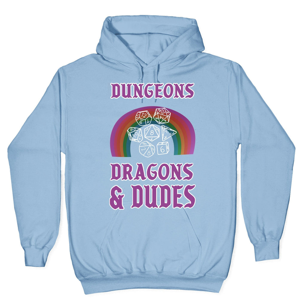 DnD & Dudes White Dice Hoodie T-Shirts, Sweatshirt | CoreVibeTees.com (Image 4)