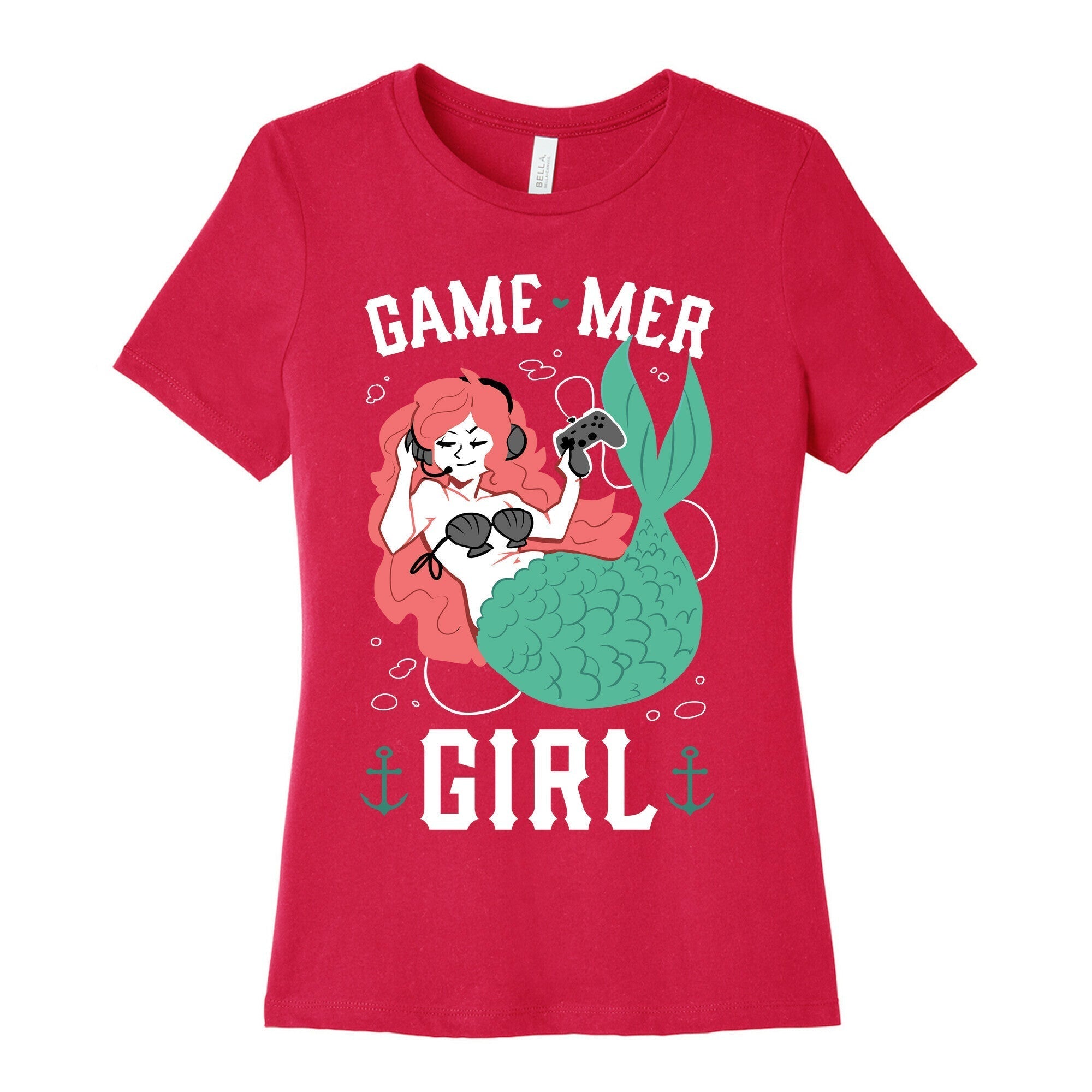 Game Mer Girl Women's Cotton Tee Hoodie, Sweatshirt | CoreVibeTees.com (Image 2)