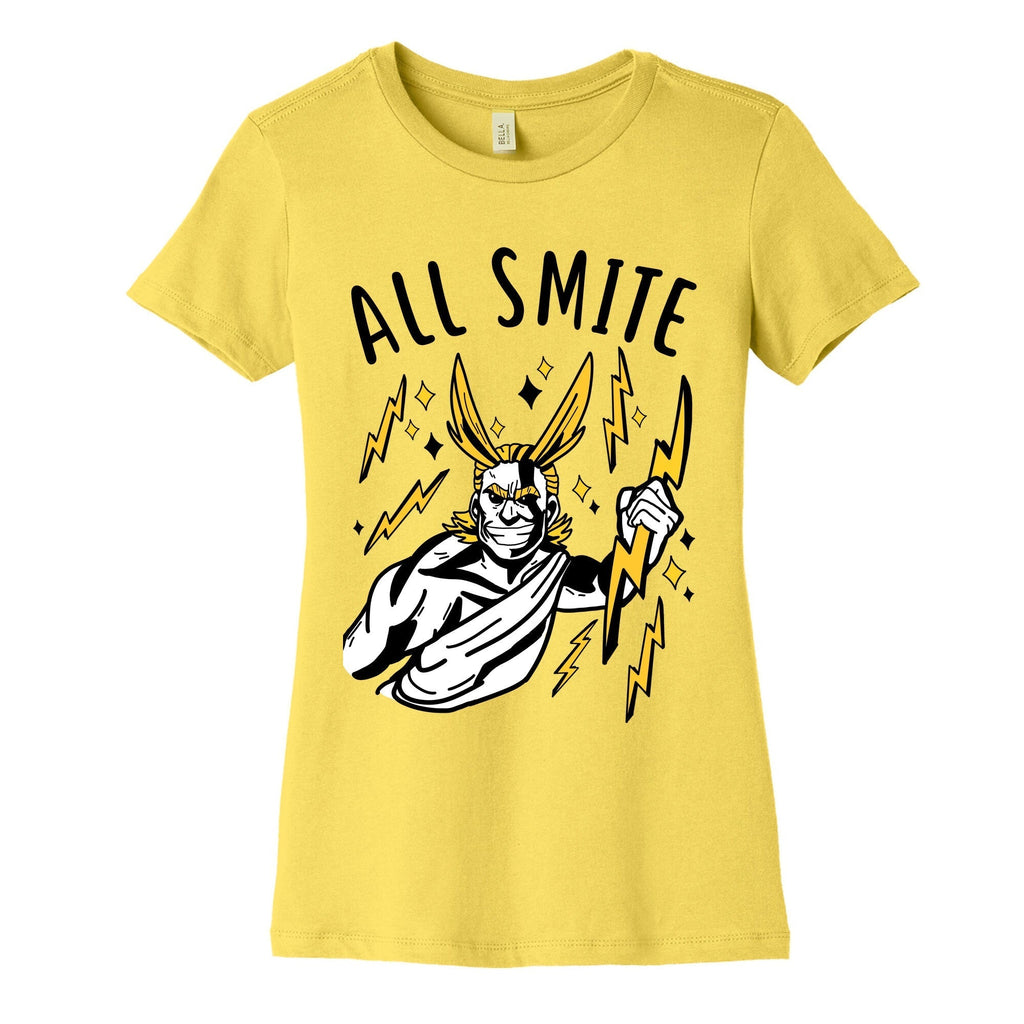 All Smite Women's Cotton Tee Hoodie, Sweatshirt | CoreVibeTees.com (Image 3)