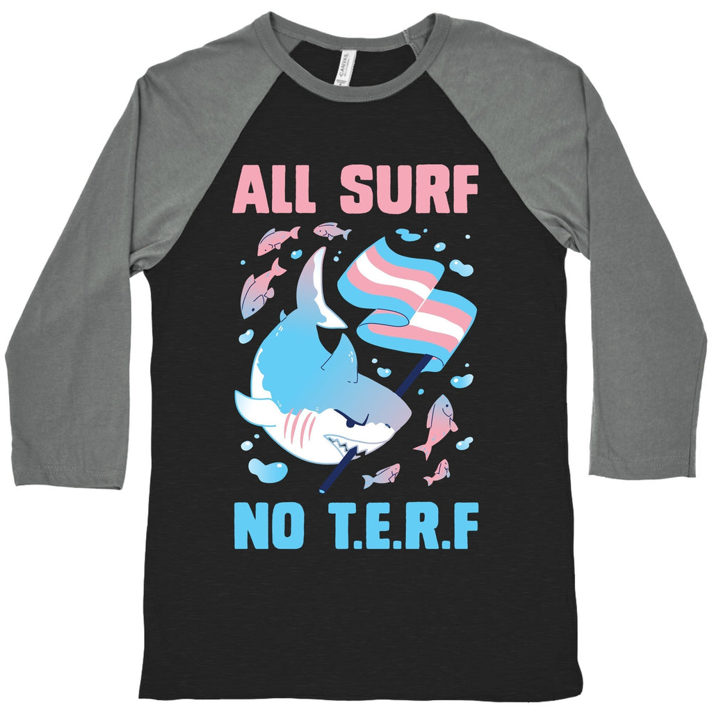 All Surf No T.E.R.F Baseball Tee Hoodie, Sweatshirt | CoreVibeTees.com (Image 3)