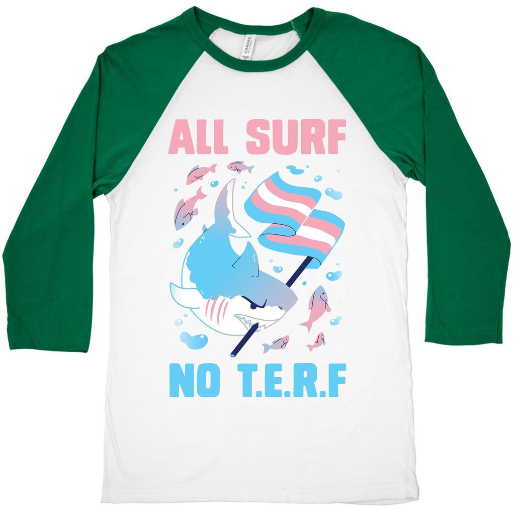 All Surf No T.E.R.F Baseball Tee Hoodie, Sweatshirt | CoreVibeTees.com (Image 2)