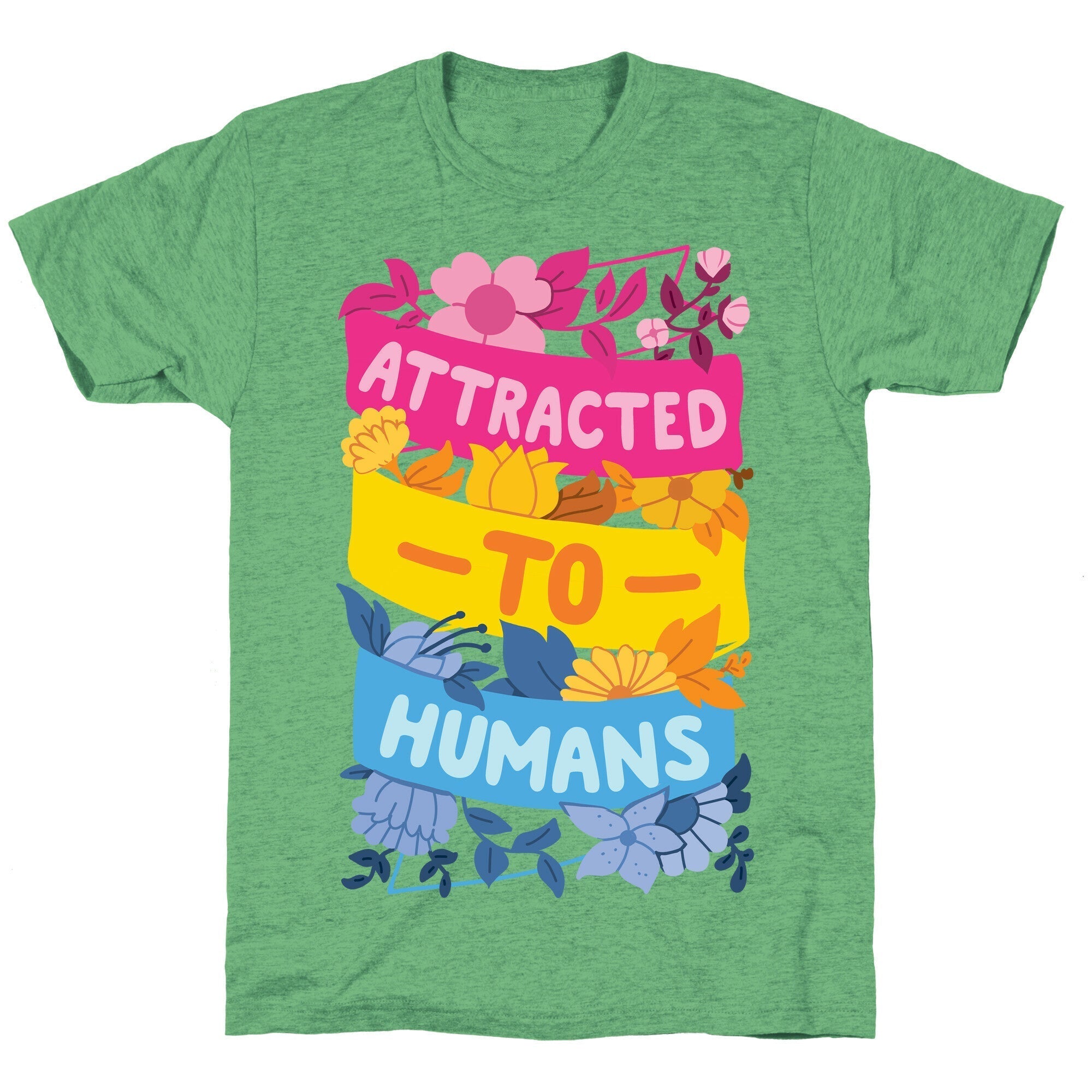 Attracted To Humans Unisex Triblend Tee Hoodie, Sweatshirt | CoreVibeTees.com (Image 1)