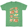 Breakfast Cats Unisex Triblend Tee Hoodie, Sweatshirt | CoreVibeTees.com (Image 1)