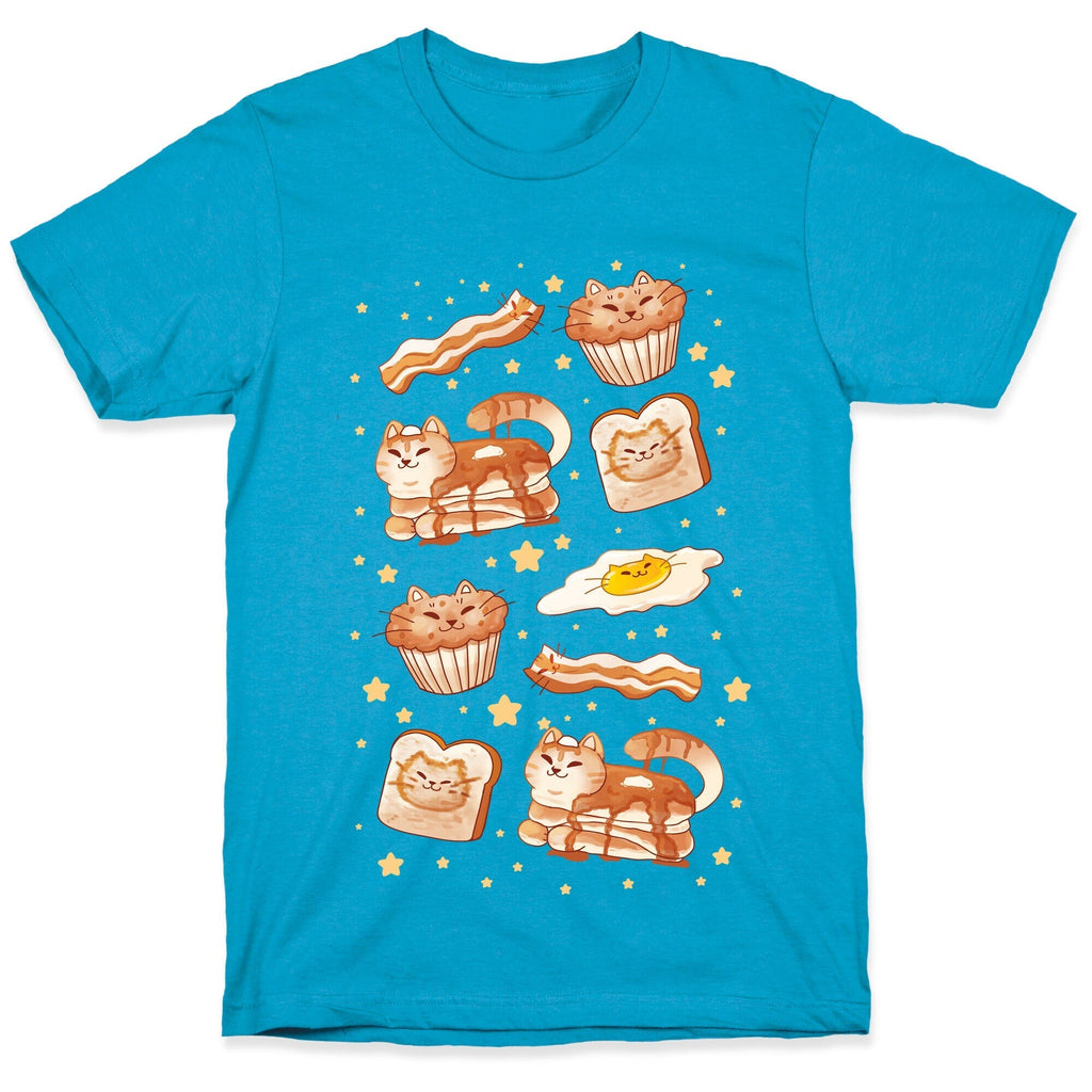 Breakfast Cats Unisex Triblend Tee Hoodie, Sweatshirt | CoreVibeTees.com (Image 5)
