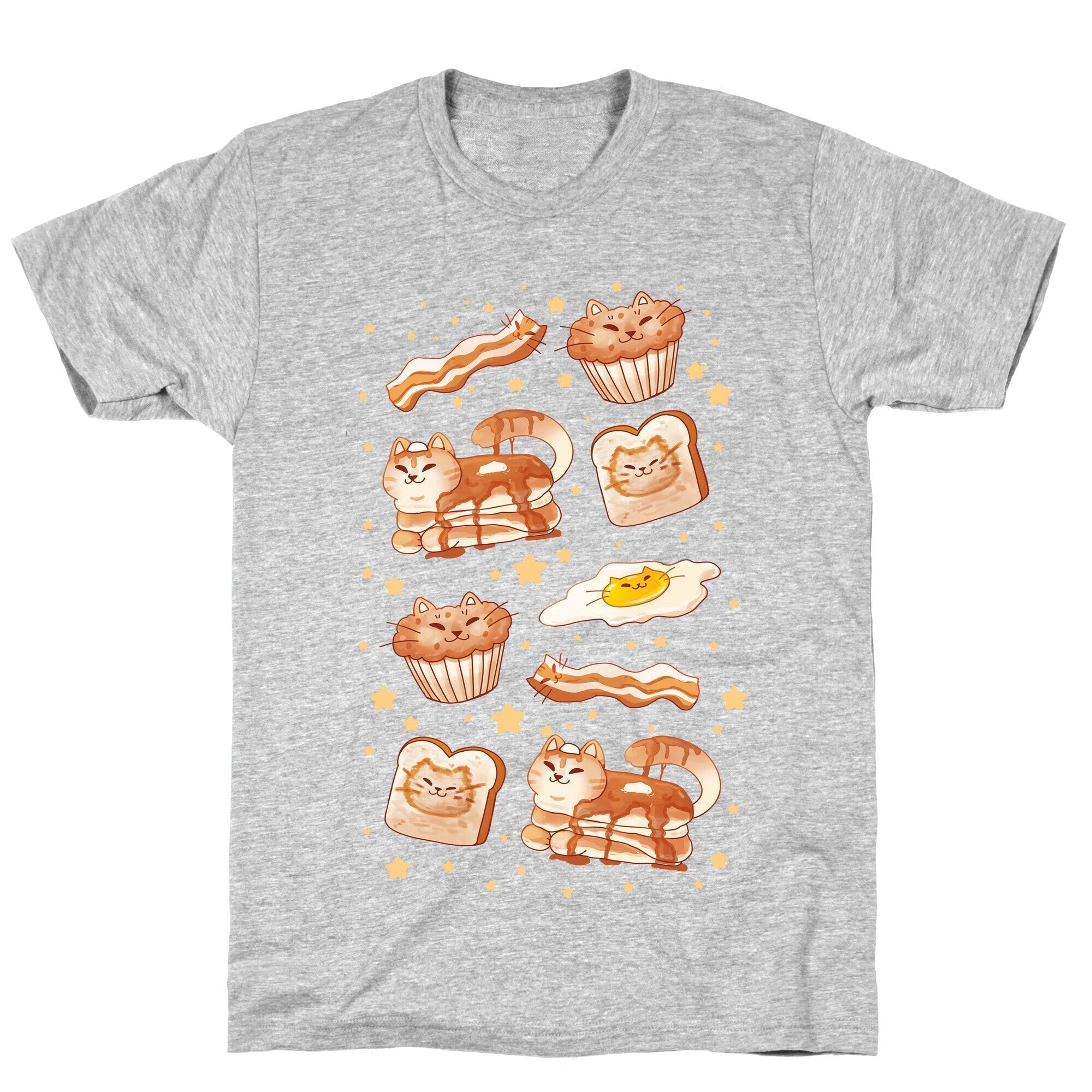 Breakfast Cats T-Shirt Hoodie, Sweatshirt | CoreVibeTees.com (Image 2)
