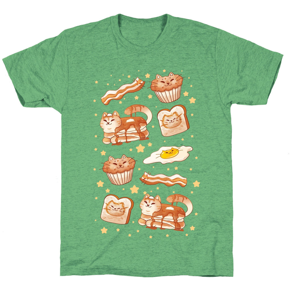 Breakfast Cats Unisex Triblend Tee Style001 Hoodie, Sweatshirt | CoreVibeTees.com (Image 2)