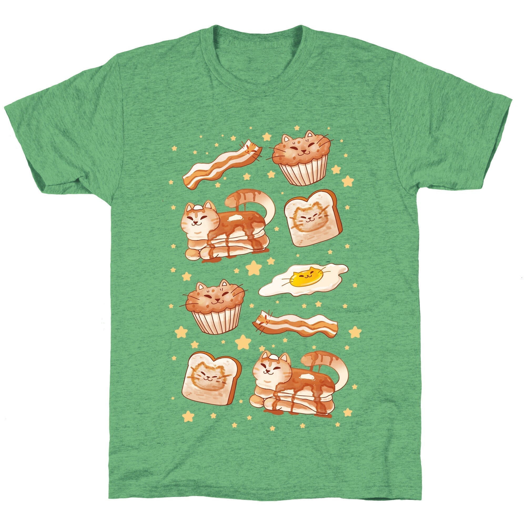 Breakfast Cats Unisex Triblend Tee Style001 Hoodie, Sweatshirt | CoreVibeTees.com (Image 2)