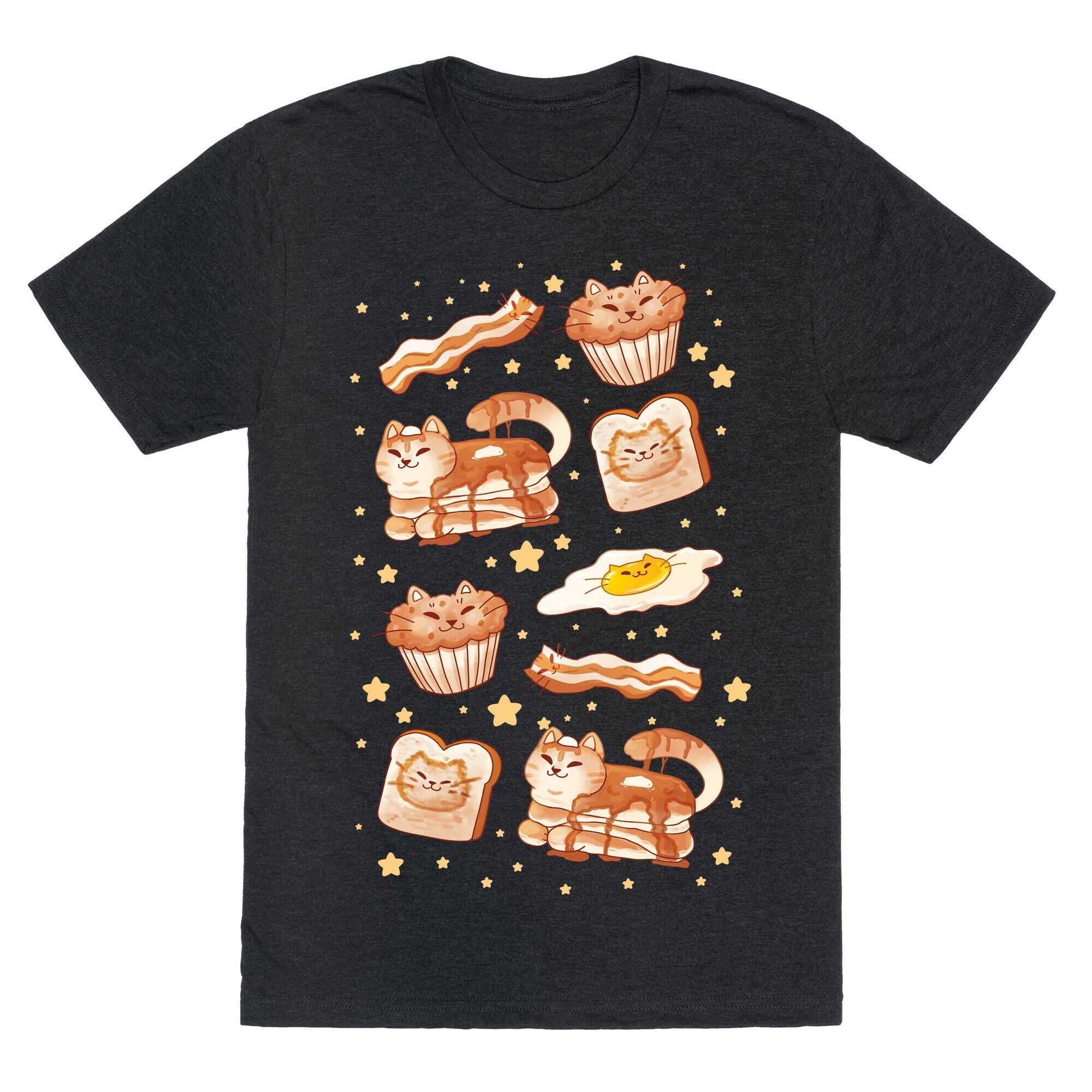 Breakfast Cats Unisex Triblend Tee Style001 Hoodie, Sweatshirt | CoreVibeTees.com (Image 1)
