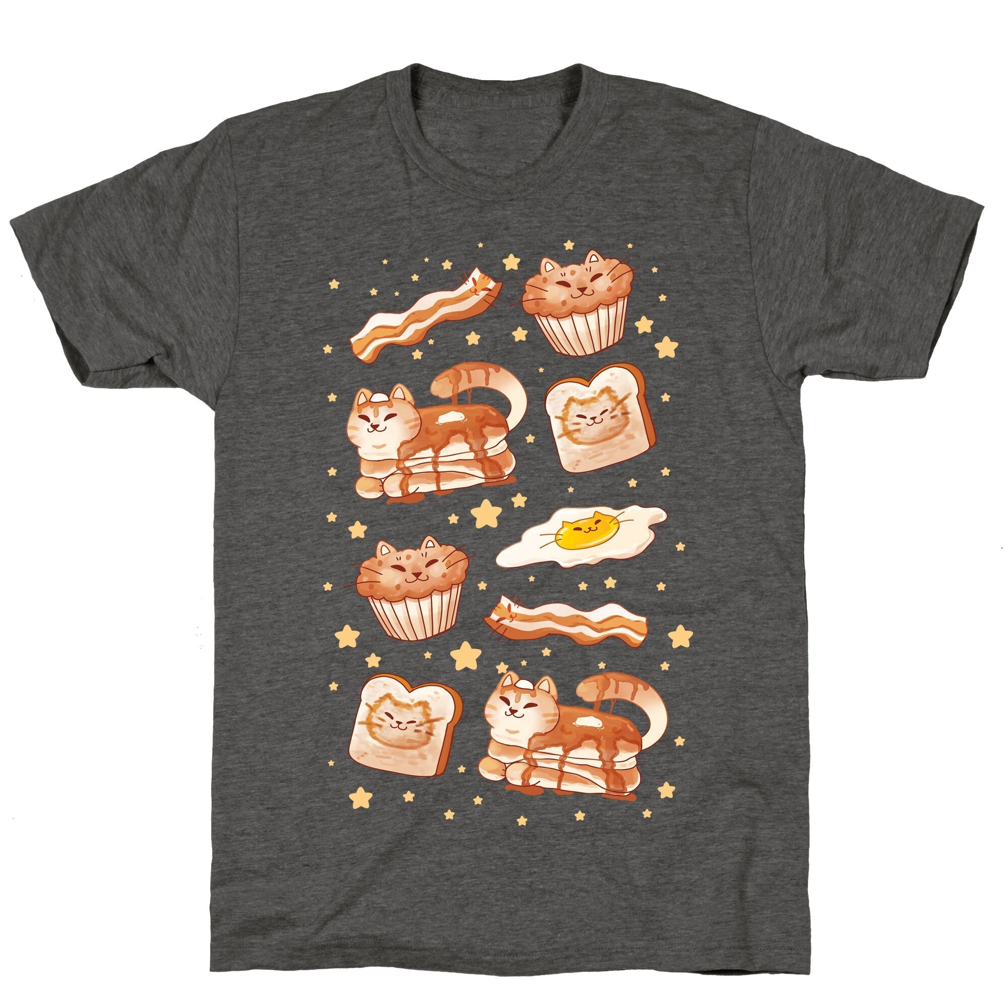 Breakfast Cats Unisex Triblend Tee Style001 Hoodie, Sweatshirt | CoreVibeTees.com (Image 3)