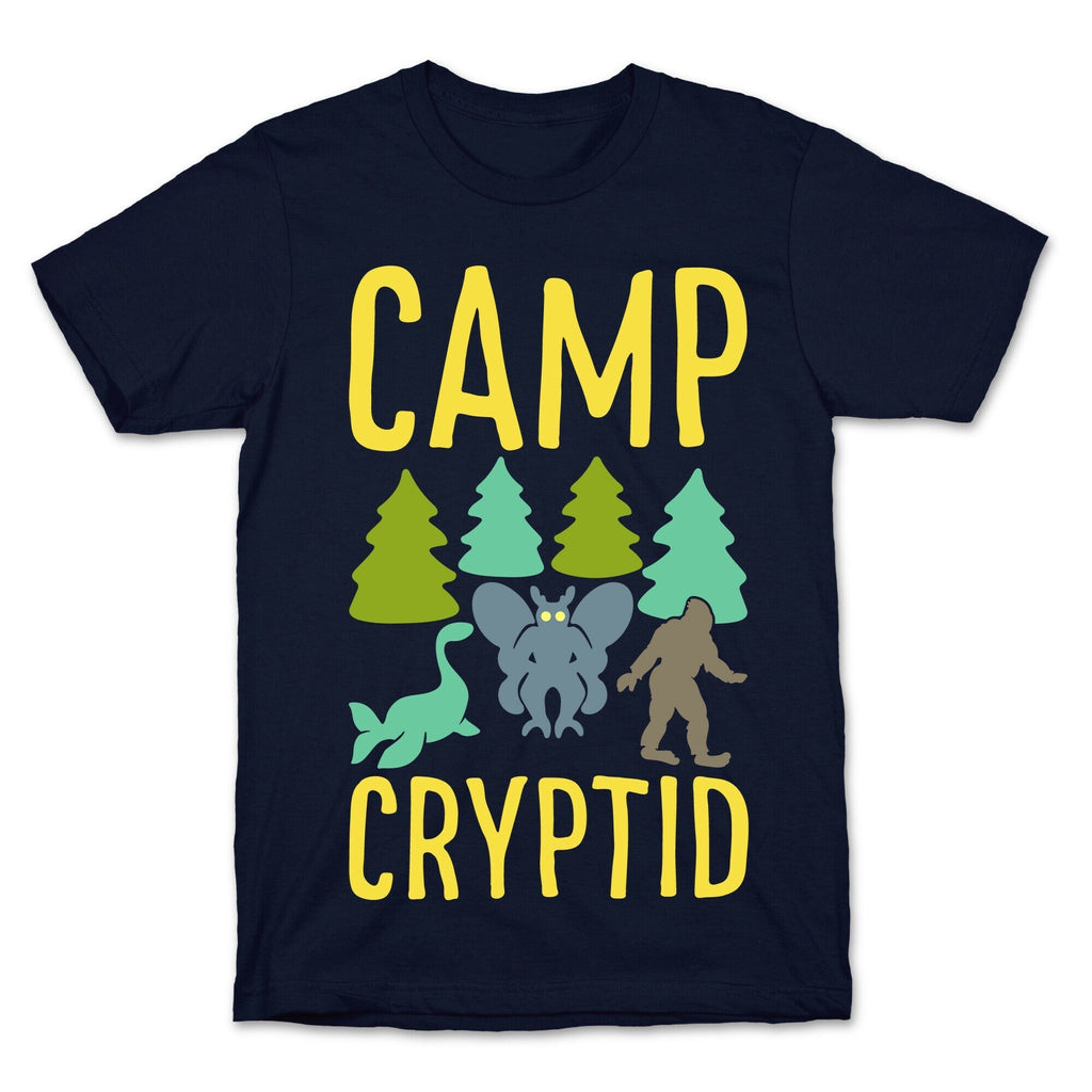 Camp Cryptid White Print T-Shirt Hoodie, Sweatshirt | CoreVibeTees.com (Image 4)