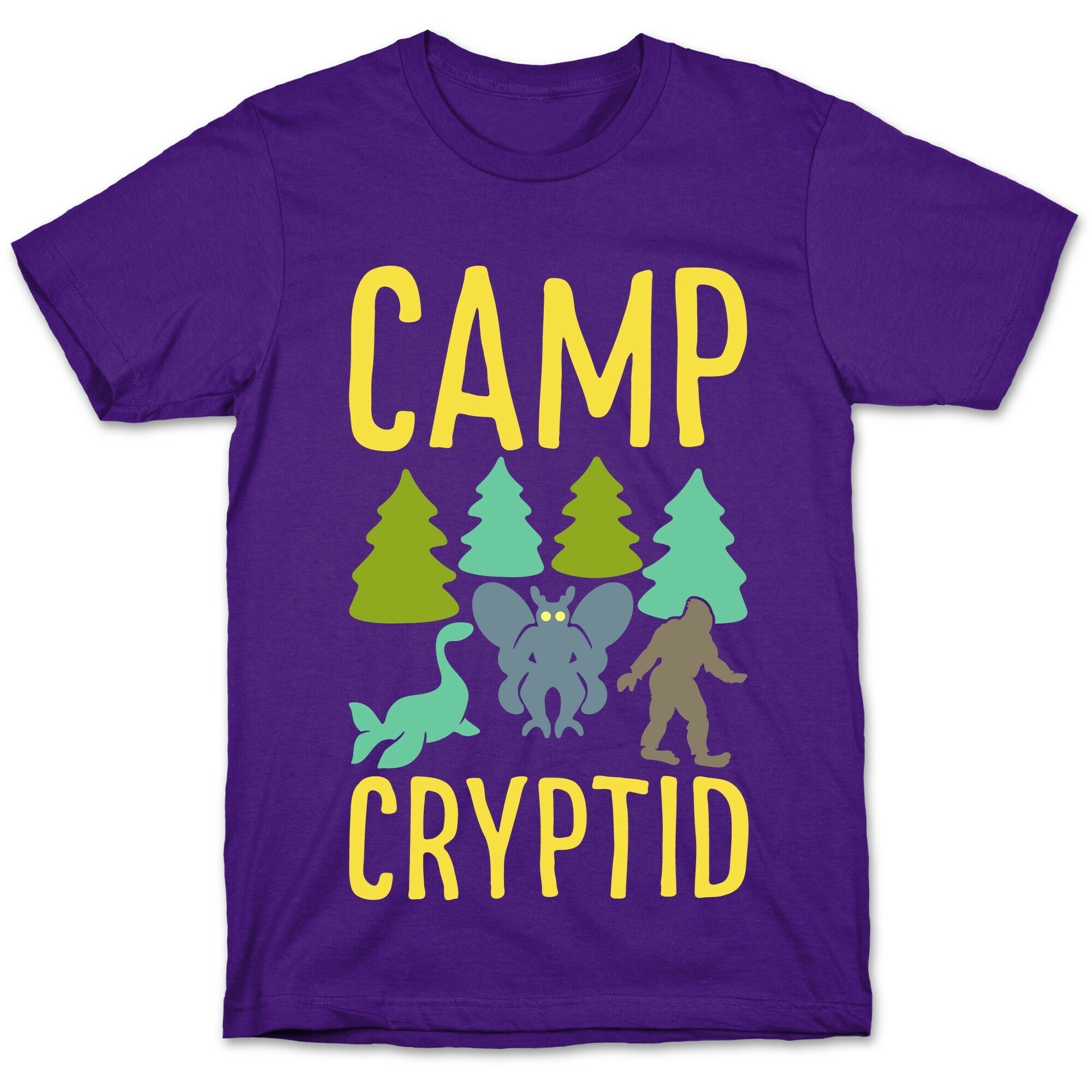 Camp Cryptid White Print T-Shirt Hoodie, Sweatshirt | CoreVibeTees.com (Image 5)