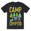 Camp Cryptid White Print Unisex Triblend Tee Hoodie, Sweatshirt | CoreVibeTees.com (Image 1)
