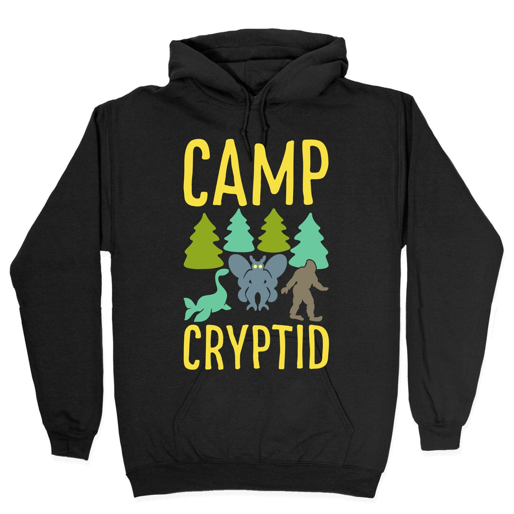 Camp Cryptid White Print Hoodie T-Shirts, Sweatshirt | CoreVibeTees.com (Image 2)