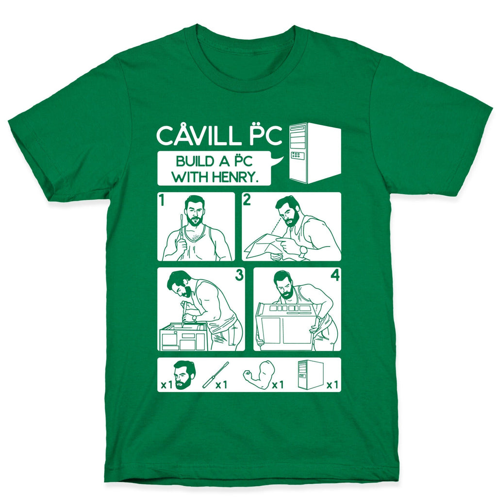 Cavill PC Parody White Print T-Shirt Hoodie, Sweatshirt | CoreVibeTees.com (Image 3)