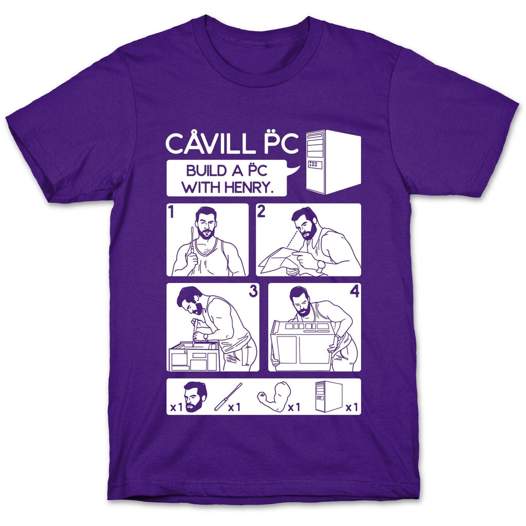 Cavill PC Parody White Print T-Shirt Hoodie, Sweatshirt | CoreVibeTees.com (Image 5)