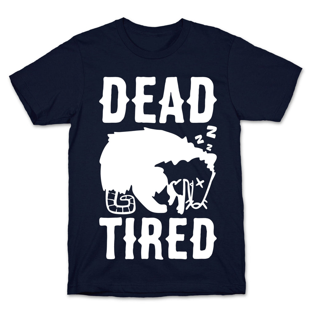 Dead Tired Possum Parody White Print T-Shirt Hoodie, Sweatshirt | CoreVibeTees.com (Image 4)