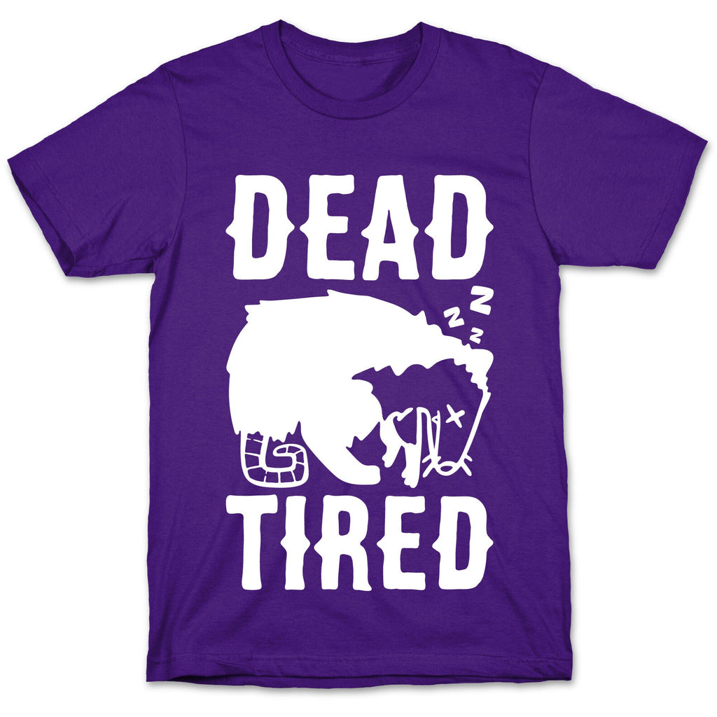 Dead Tired Possum Parody White Print T-Shirt Hoodie, Sweatshirt | CoreVibeTees.com (Image 5)