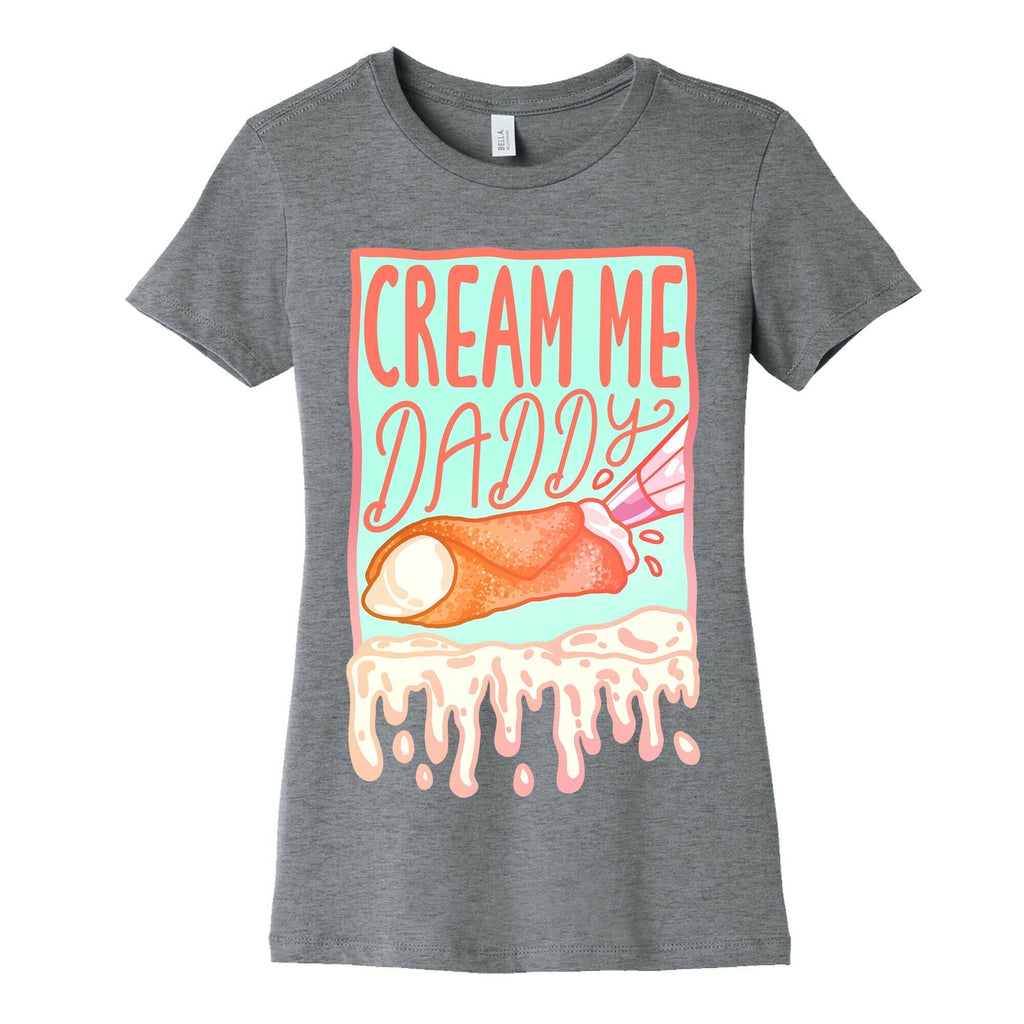 Cream Me Daddy Cannoli Women's Cotton Tee Style001 Hoodie, Sweatshirt | CoreVibeTees.com (Image 2)