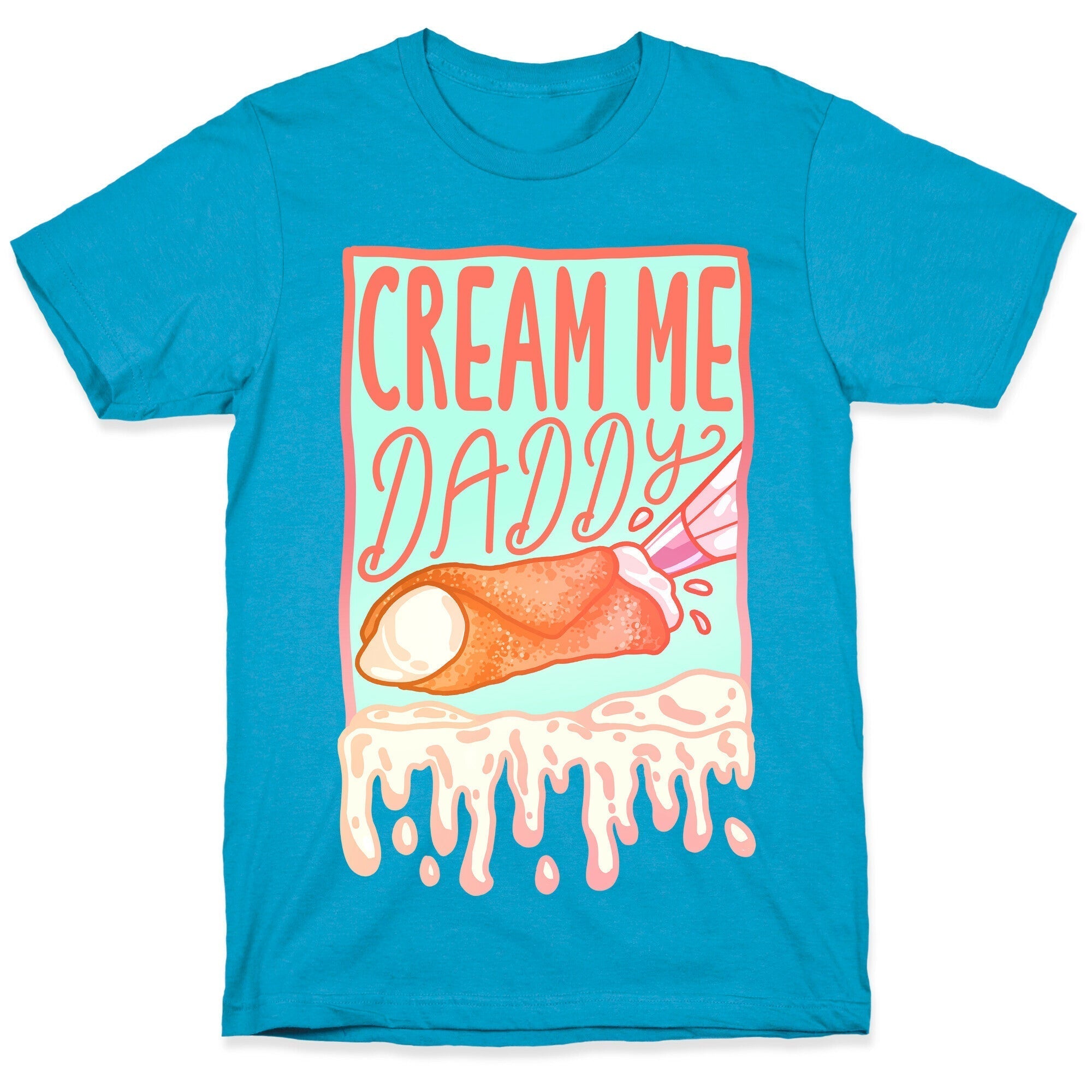 Cream Me Daddy Cannoli Unisex Triblend Tee Hoodie, Sweatshirt | CoreVibeTees.com (Image 5)