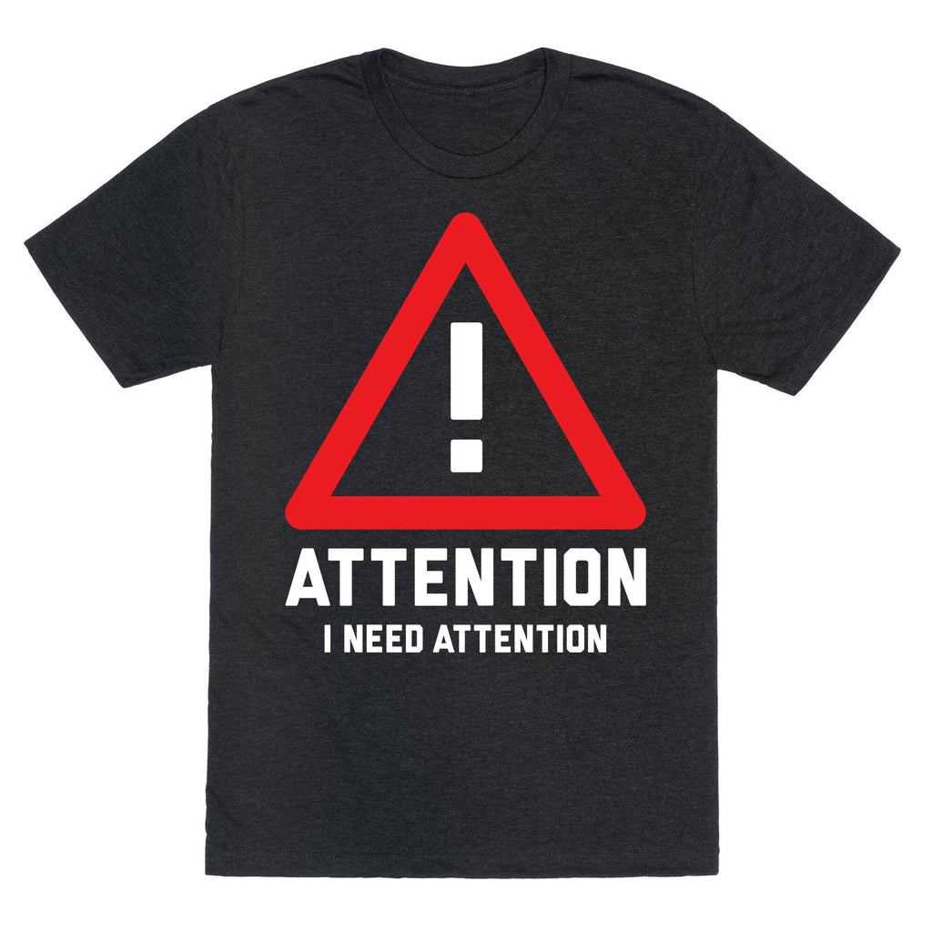 Attention Unisex Triblend Tee Hoodie, Sweatshirt | CoreVibeTees.com (Image 1)
