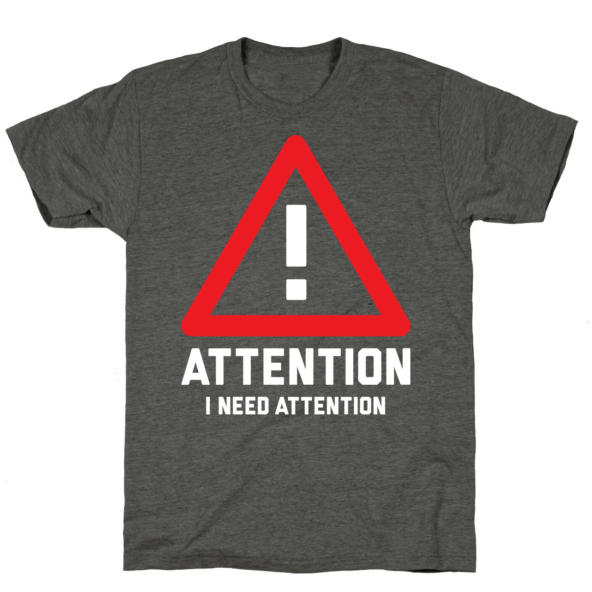 Attention Unisex Triblend Tee Hoodie, Sweatshirt | CoreVibeTees.com (Image 3)