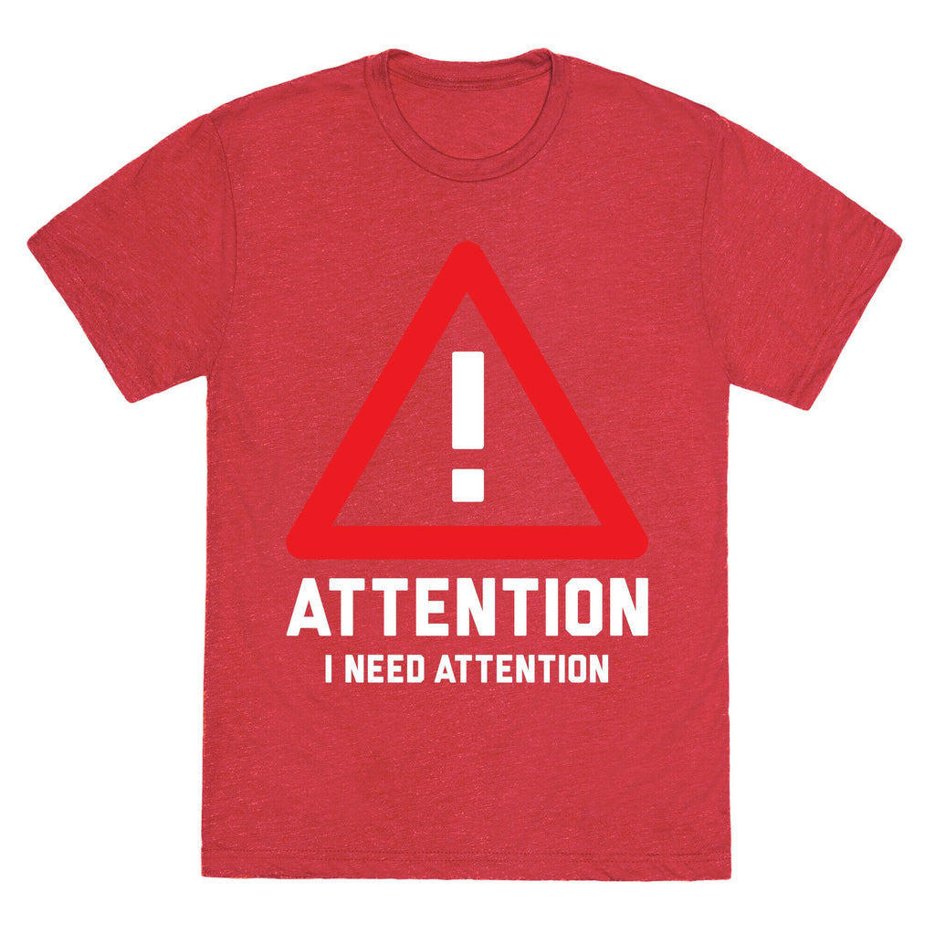 Attention Unisex Triblend Tee Hoodie, Sweatshirt | CoreVibeTees.com (Image 4)
