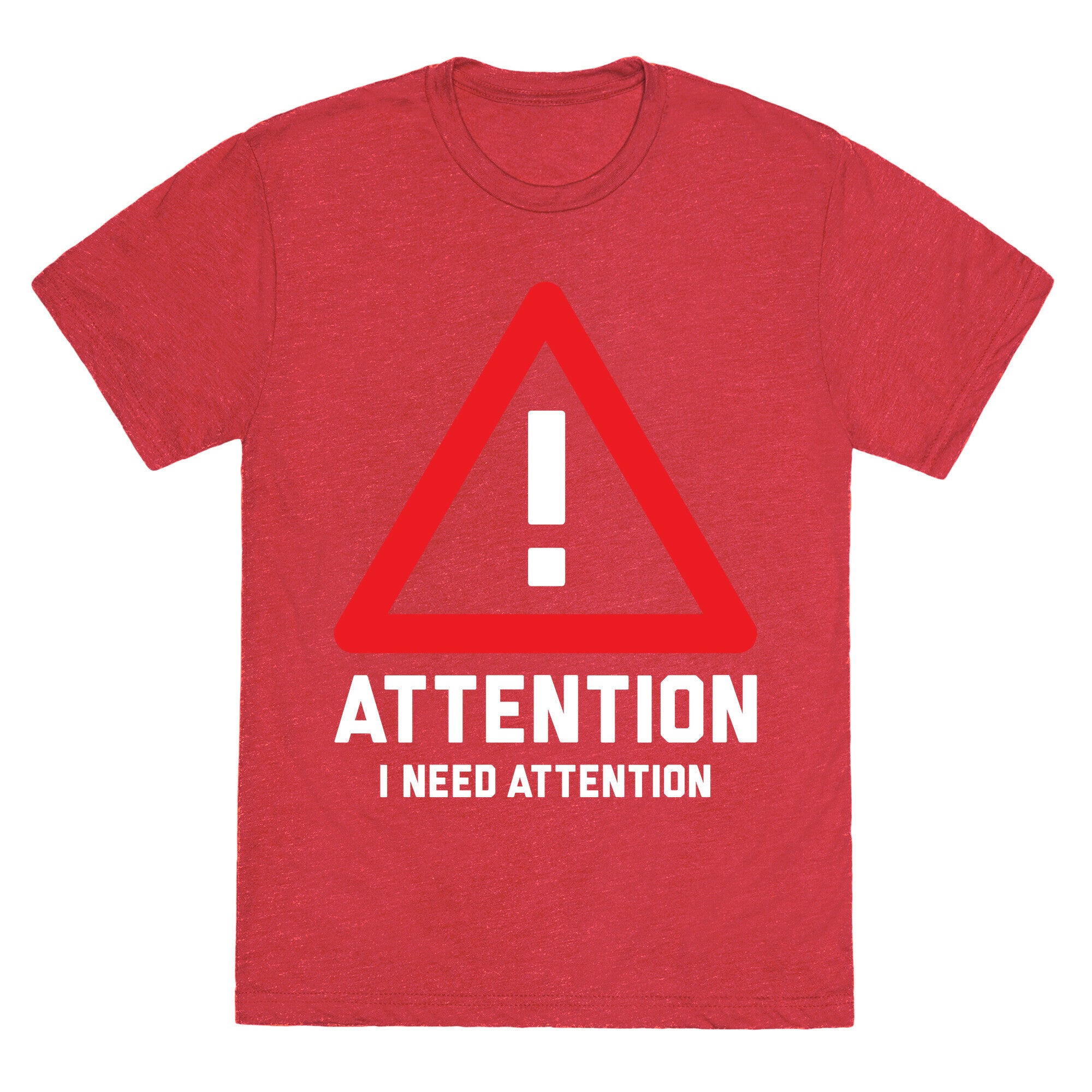 Attention Unisex Triblend Tee Hoodie, Sweatshirt | CoreVibeTees.com (Image 4)