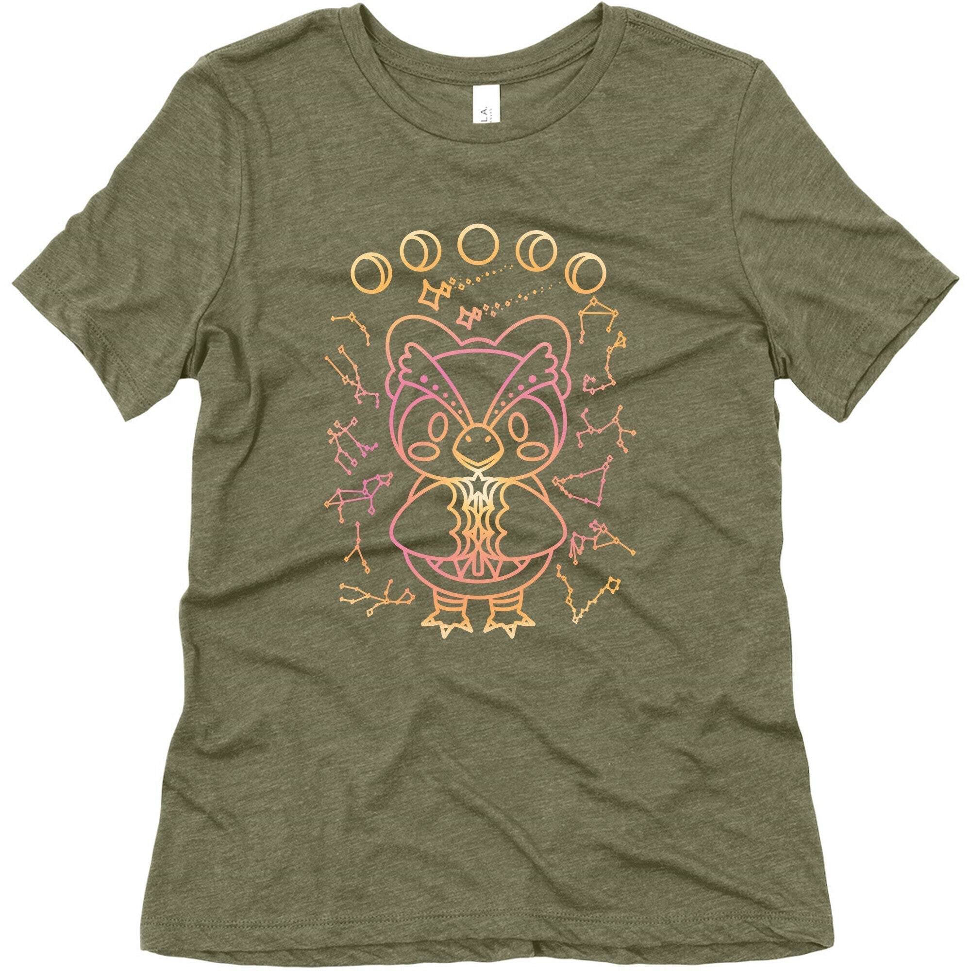 Celestial Astrology Owl Women's Triblend Tee Hoodie, Sweatshirt | CoreVibeTees.com (Image 5)