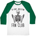 12-Foot Skeleton Fan Club Baseball Tee Hoodie, Sweatshirt | CoreVibeTees.com (Image 1)