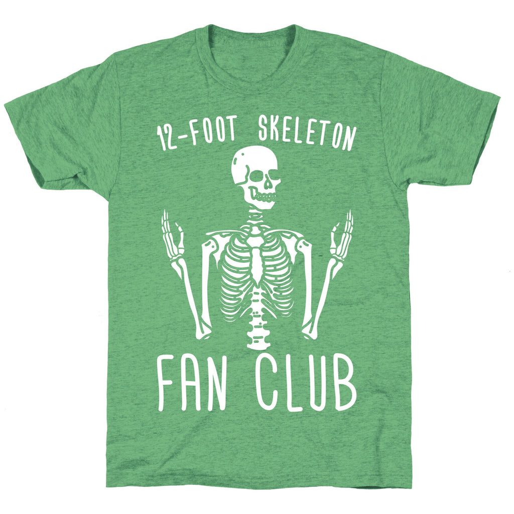 12-Foot Skeleton Fan Club Unisex Triblend Tee Hoodie, Sweatshirt | CoreVibeTees.com (Image 2)