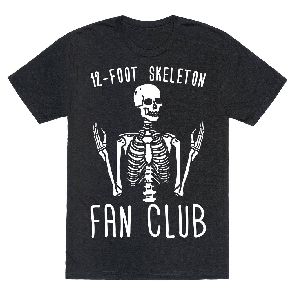 12-Foot Skeleton Fan Club Unisex Triblend Tee Hoodie, Sweatshirt | CoreVibeTees.com (Image 1)