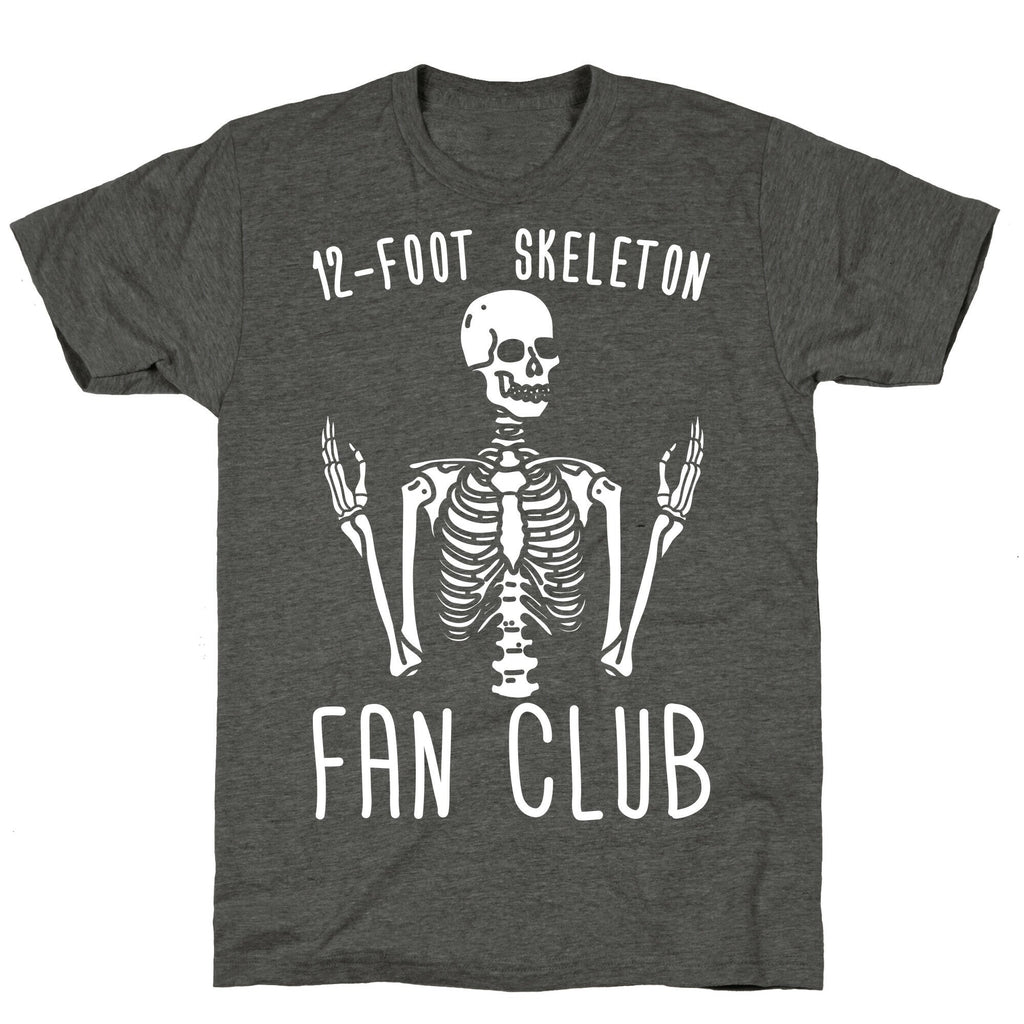 12-Foot Skeleton Fan Club Unisex Triblend Tee Hoodie, Sweatshirt | CoreVibeTees.com (Image 3)