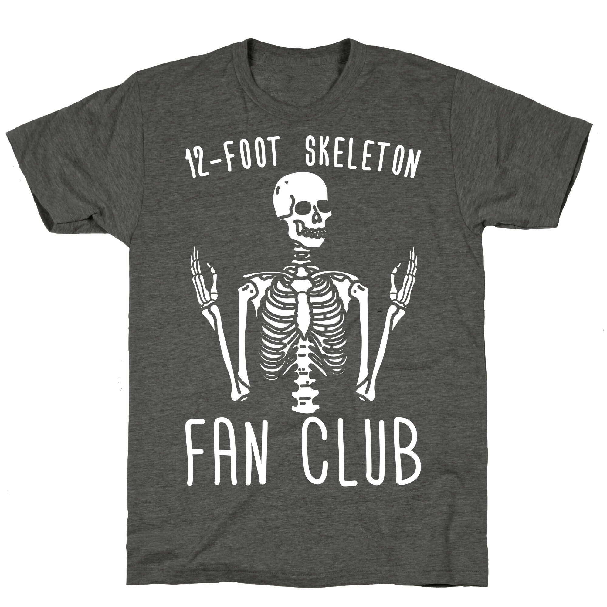 12-Foot Skeleton Fan Club Unisex Triblend Tee Hoodie, Sweatshirt | CoreVibeTees.com (Image 3)