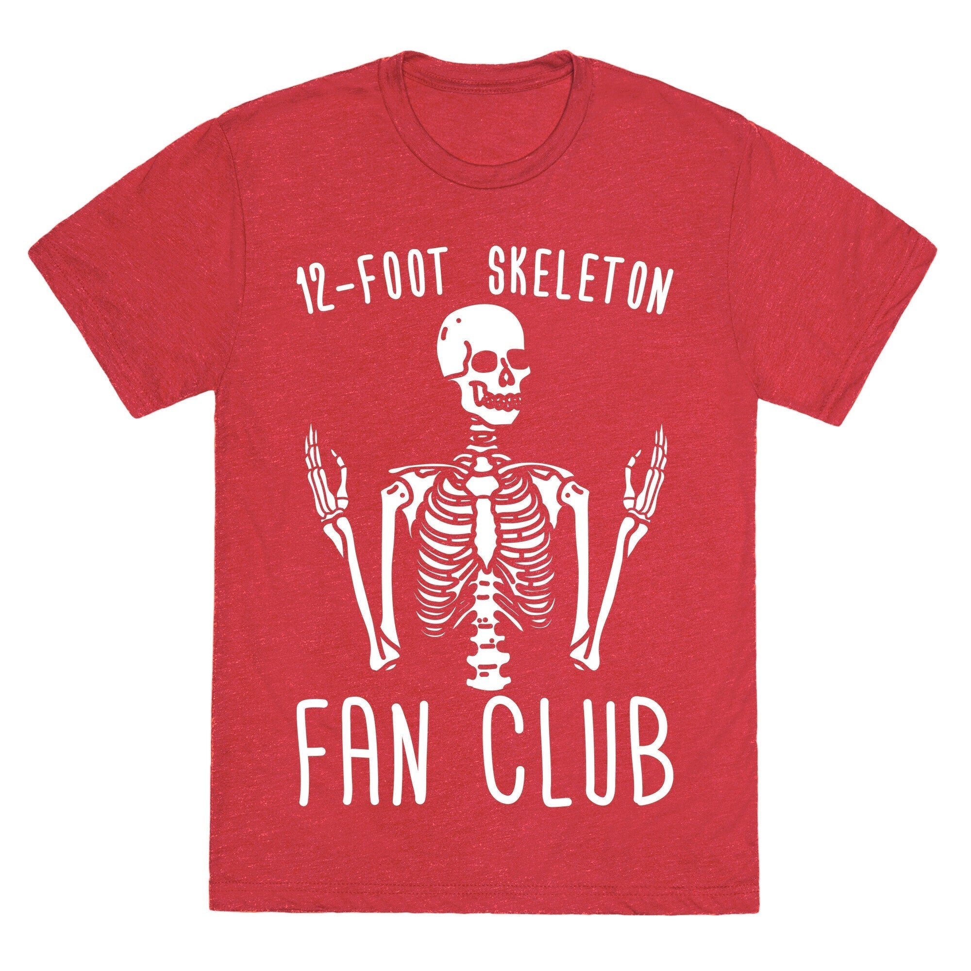 12-Foot Skeleton Fan Club Unisex Triblend Tee Hoodie, Sweatshirt | CoreVibeTees.com (Image 4)