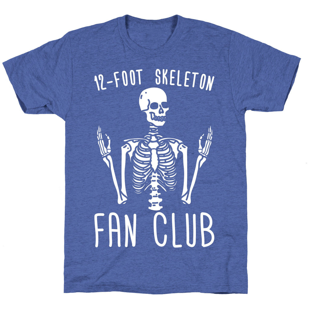12-Foot Skeleton Fan Club Unisex Triblend Tee Hoodie, Sweatshirt | CoreVibeTees.com (Image 5)