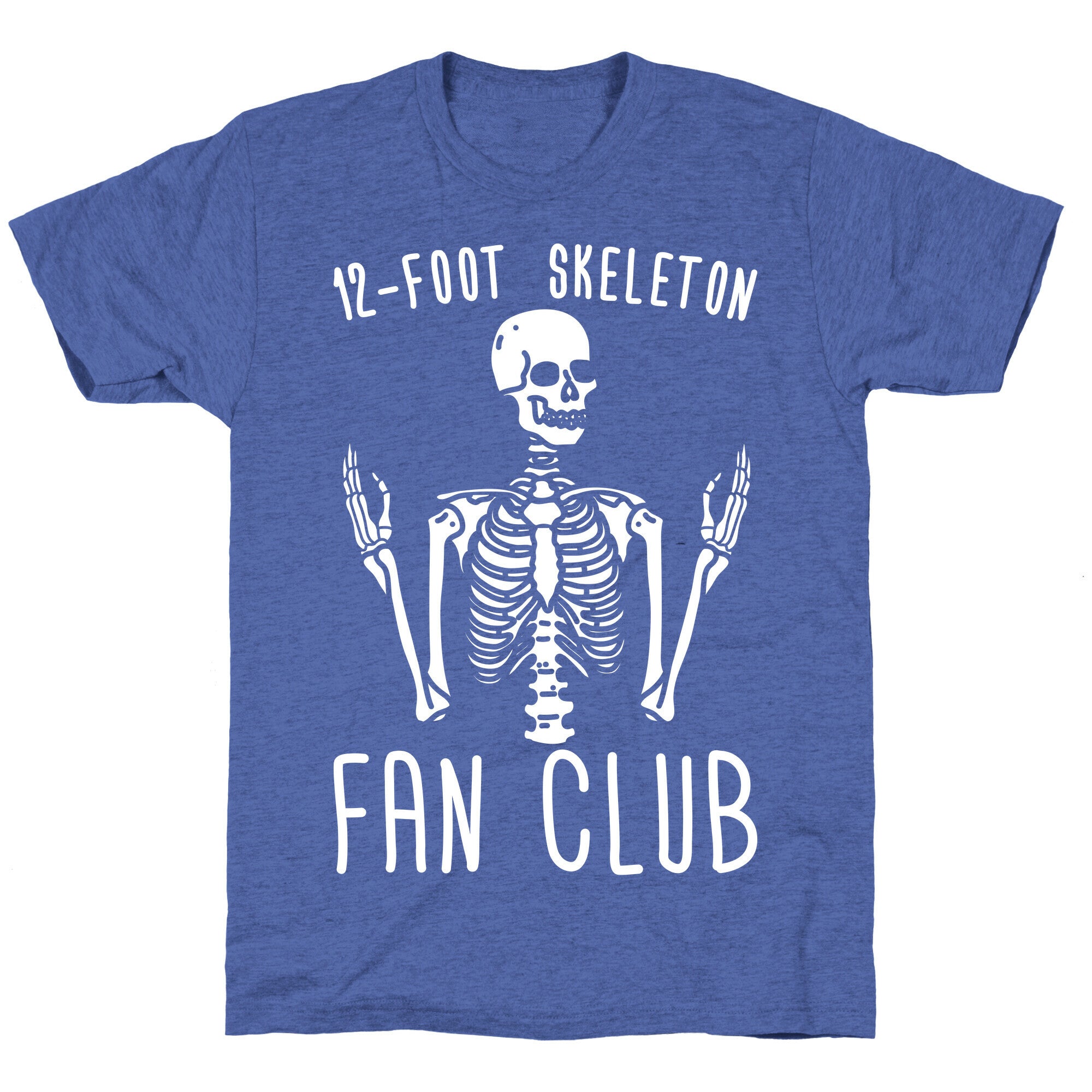 12-Foot Skeleton Fan Club Unisex Triblend Tee Hoodie, Sweatshirt | CoreVibeTees.com (Image 5)