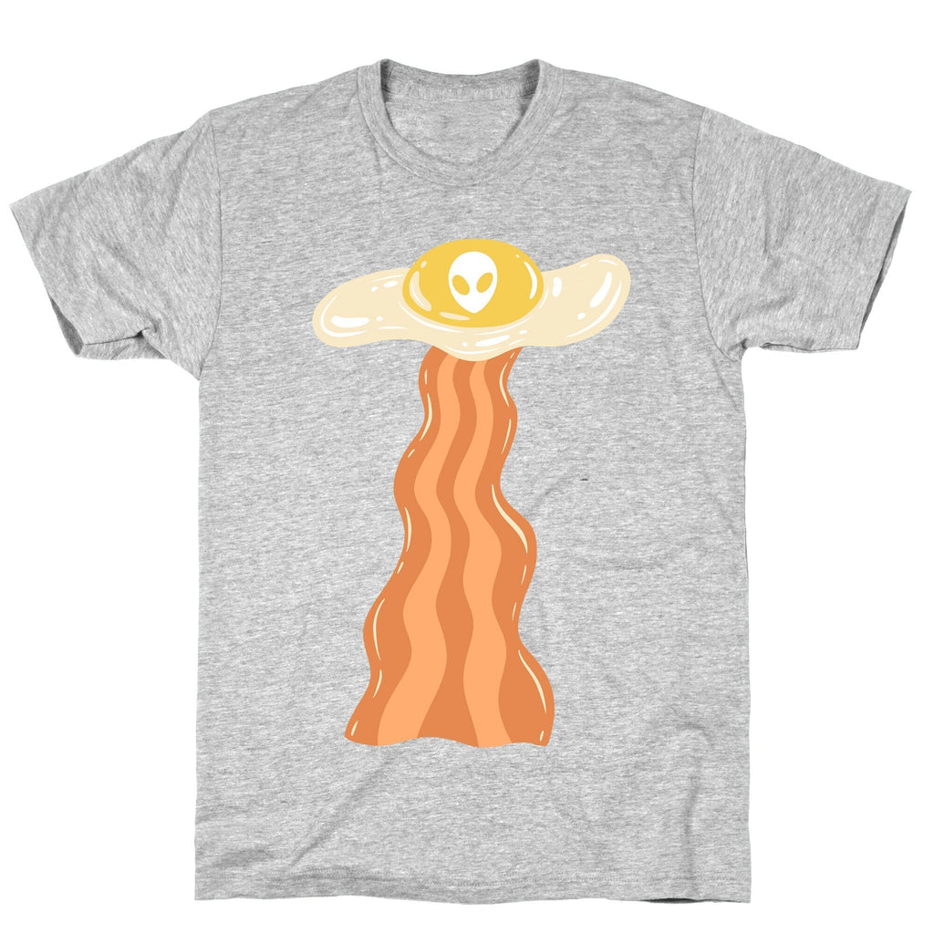 Bacon and Egg UFO Abduction T-Shirt Hoodie, Sweatshirt | CoreVibeTees.com (Image 2)
