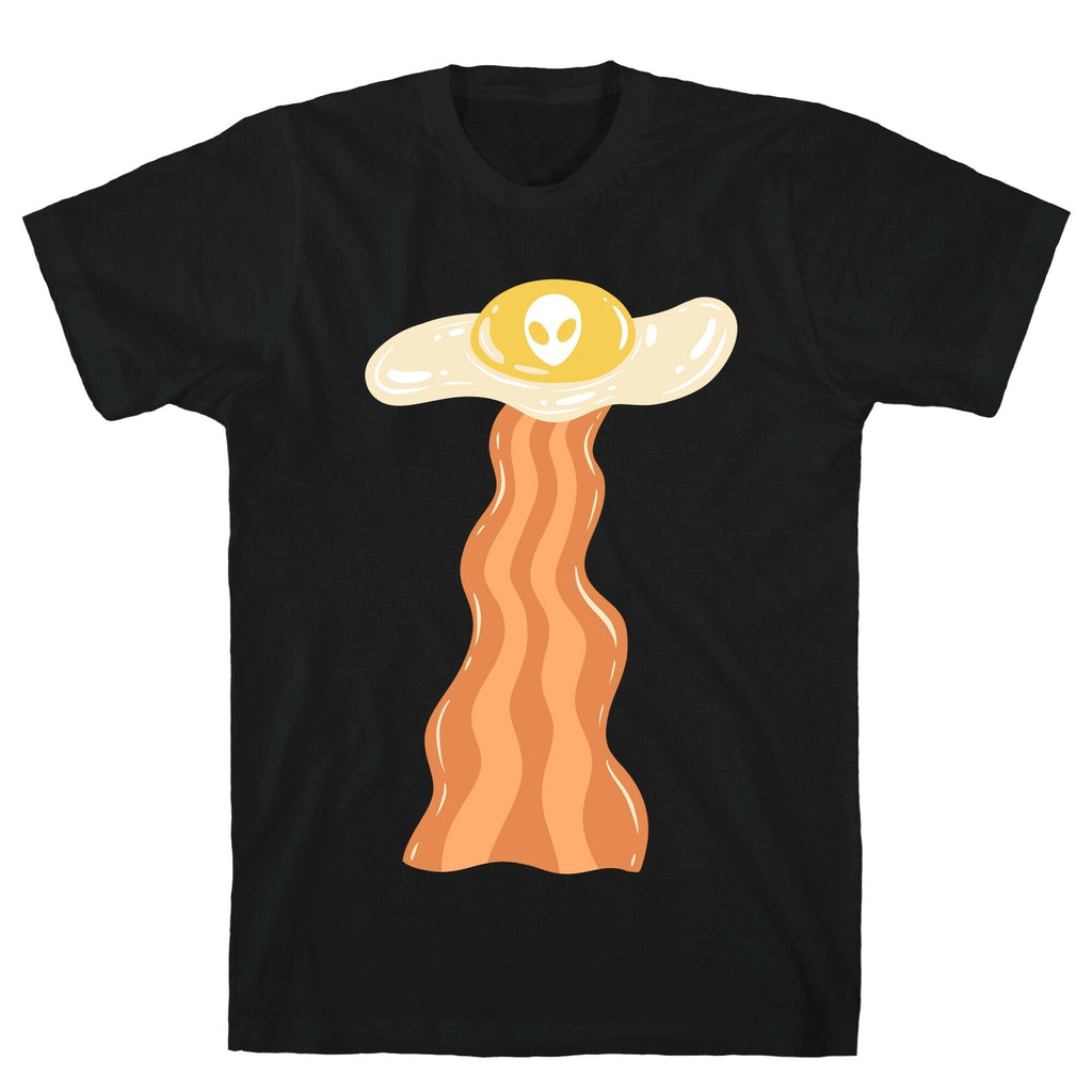 Bacon and Egg UFO Abduction T-Shirt Hoodie, Sweatshirt | CoreVibeTees.com (Image 1)