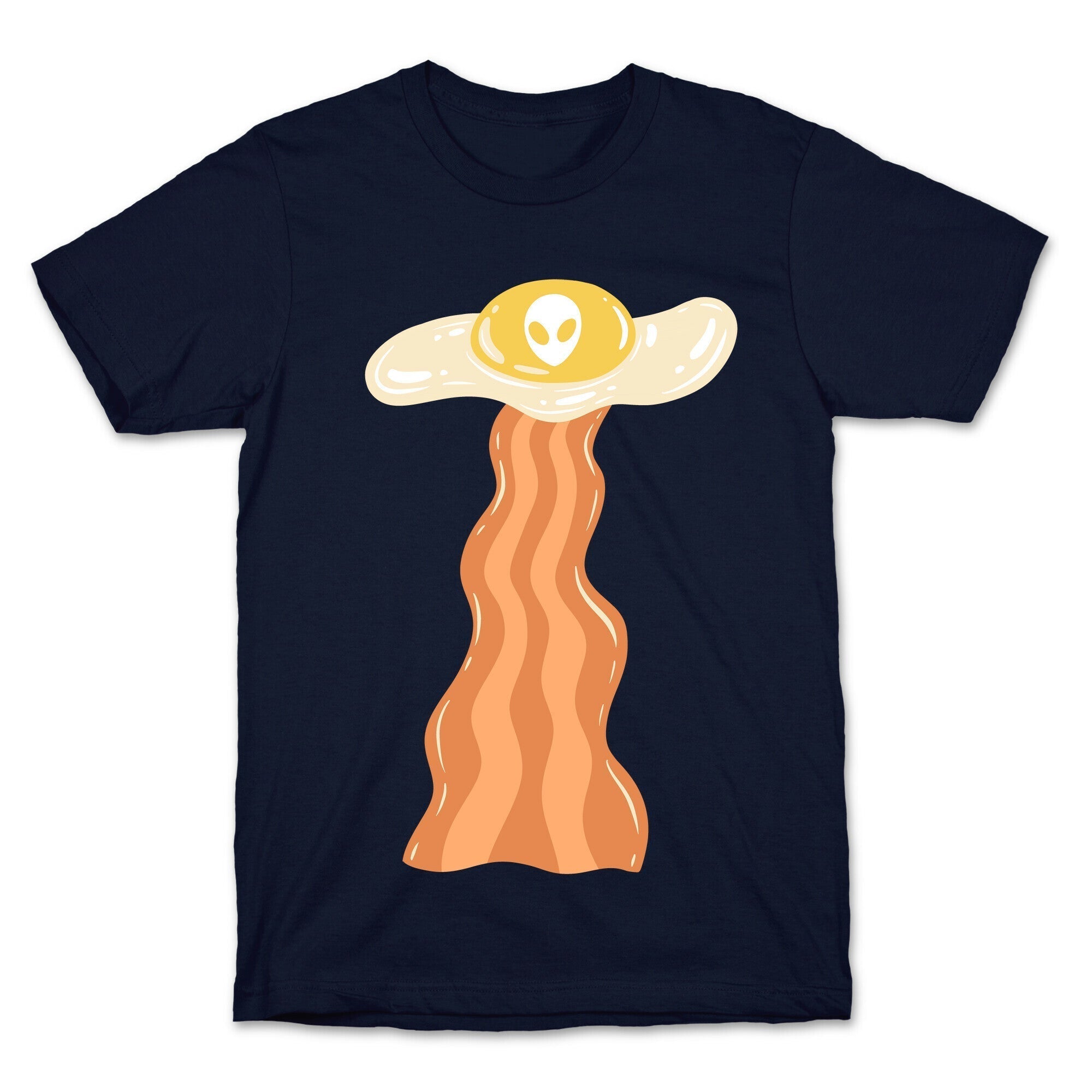 Bacon and Egg UFO Abduction T-Shirt Hoodie, Sweatshirt | CoreVibeTees.com (Image 4)