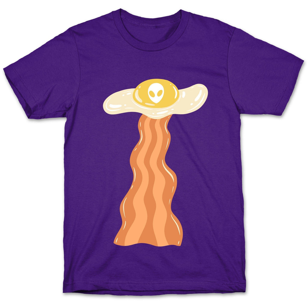 Bacon and Egg UFO Abduction T-Shirt Hoodie, Sweatshirt | CoreVibeTees.com (Image 5)