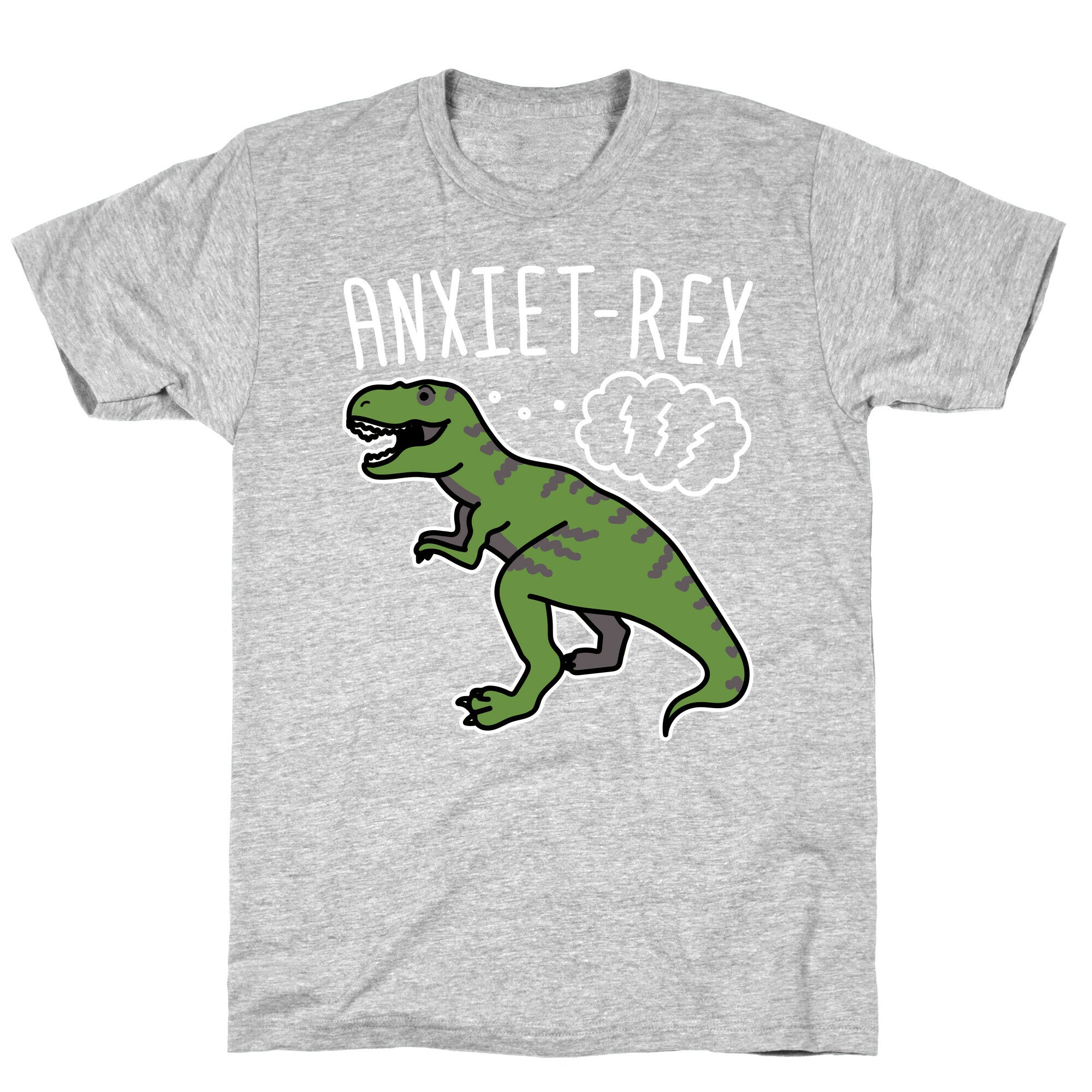 AnxieT-Rex Anxious Dinosaur T-Shirt Hoodie, Sweatshirt | CoreVibeTees.com (Image 2)