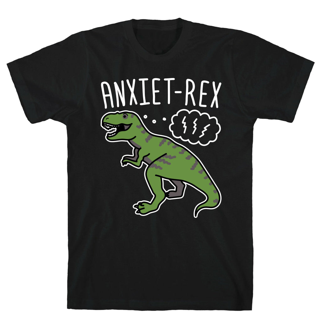 AnxieT-Rex Anxious Dinosaur T-Shirt Hoodie, Sweatshirt | CoreVibeTees.com (Image 1)