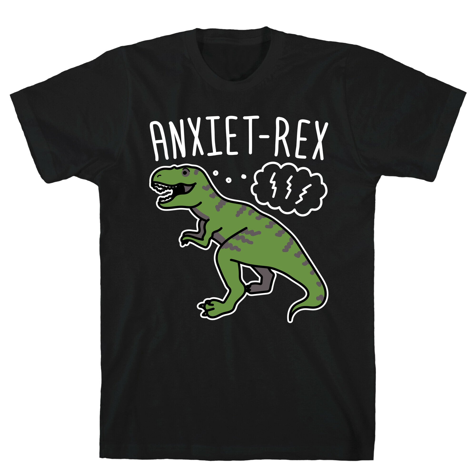 AnxieT-Rex Anxious Dinosaur T-Shirt Hoodie, Sweatshirt | CoreVibeTees.com (Image 1)