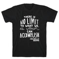 There is no limit to what we, as women, can accomplish. -Michelle Obama T-Shirt Hoodie, Sweatshirt (Image 1)